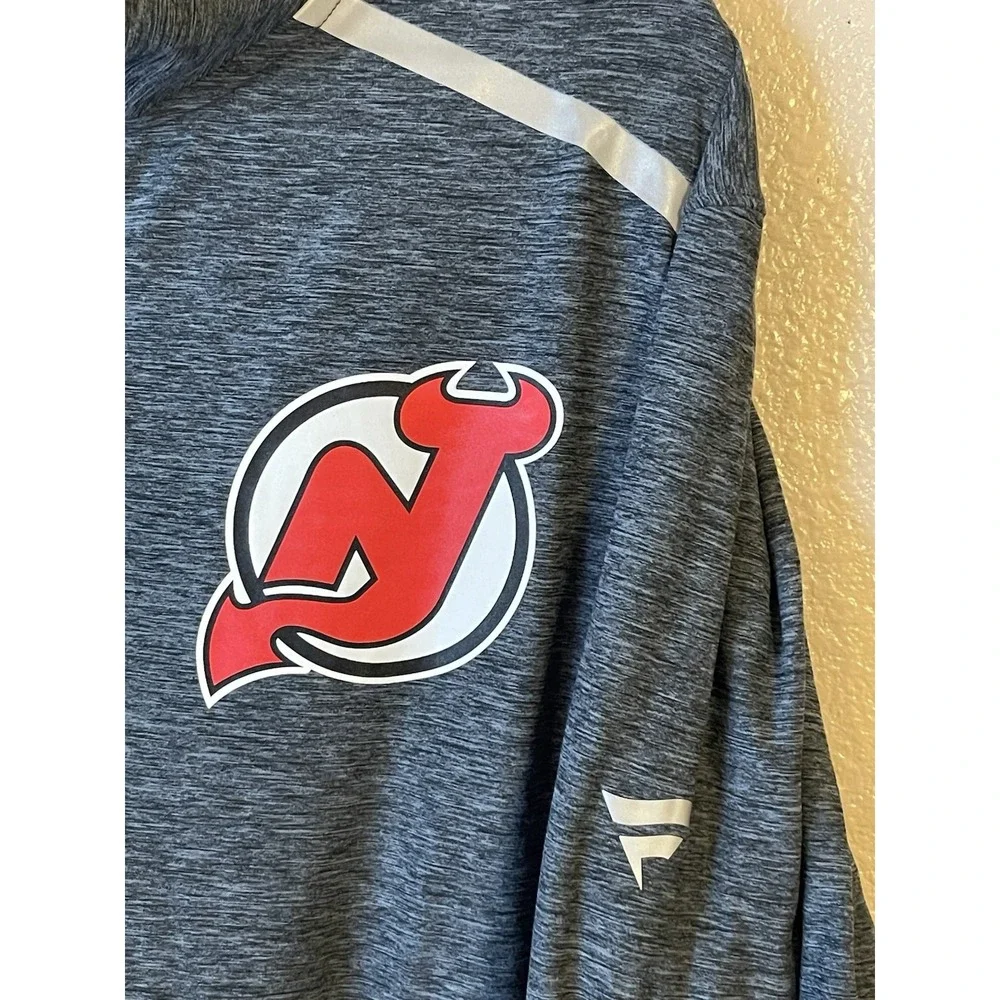 Men's 2XL NWOT‎ New Jersey Devils Fanatics Authentic Pro Rink 1/4 Zip Jacket